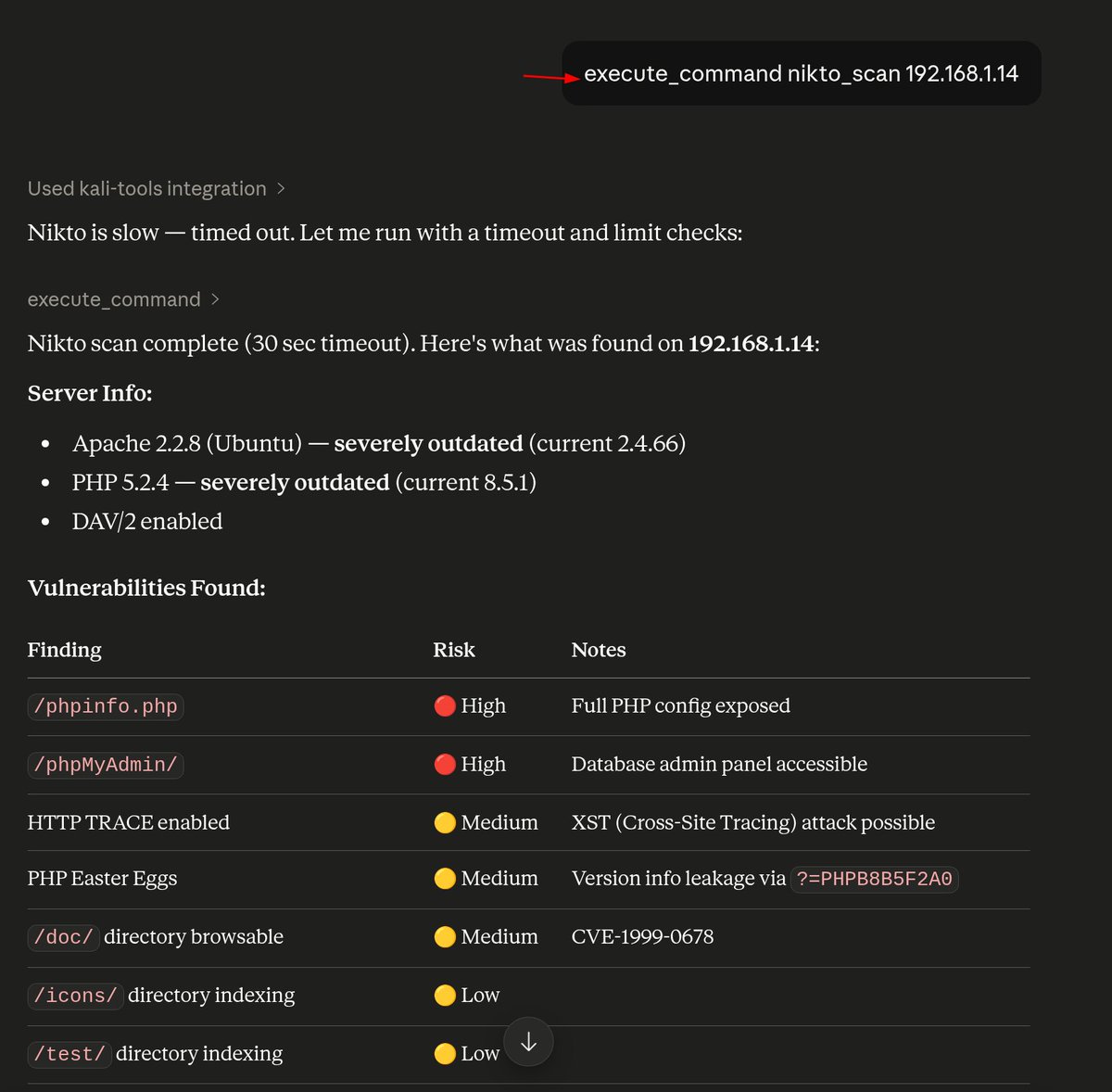 hackinarticles's tweet photo. Automated Penetration Testing with Claude AI

🔥 Telegram: https://t.co/upuP8k8ckB
✴ Twitter: https://t.co/Za7rYILz6E

AI is rapidly changing the cybersecurity landscape, helping penetration testers automate reconnaissance, analysis, and exploitation workflows more efficiently than ever ⚠️

📚 What You'll Learn in This Guide

🤖 Introduction to Claude AI for Pentesting
⚙️ Setting Up AI-Assisted Security Workflows
🔍 Automated Reconnaissance & Enumeration
📋 Analyzing Scan Results with AI
🎯 Vulnerability Identification & Prioritization
🚀 Automating Penetration Testing Tasks
🛠️ Integrating Claude with Security Tools
📂 Streamlining Report Generation
🧠 AI-Powered Decision Making for Red Teams
🔄 Enhancing Productivity During Assessments
🛡️ Ethical Considerations & Responsible Usage
⚠️ Limitations of AI in Offensive Security

💡 Claude AI can assist security professionals by automating repetitive tasks, interpreting security findings, generating commands, and accelerating penetration testing workflows. Human validation remains essential to ensure accuracy and responsible use.

📖 Article:
https://t.co/qFRxUbnVB3

#ClaudeAI #ArtificialIntelligence #Pentesting #CyberSecurity #RedTeam #EthicalHacking #InfoSec #SecurityAutomation #LLM #AITools