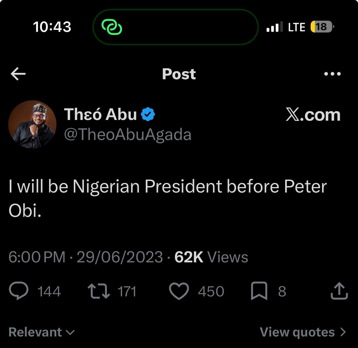 Ekitiketekan's tweet photo. You talk pass this about Peter Obi today na your presidential candidate. https://t.co/VcUEfZXicx