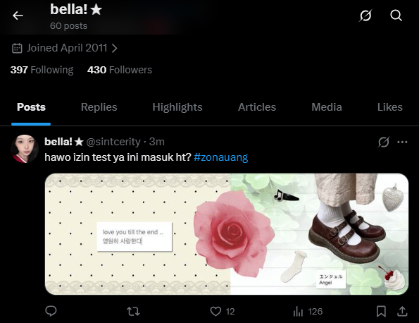 bella! ★ tweet media