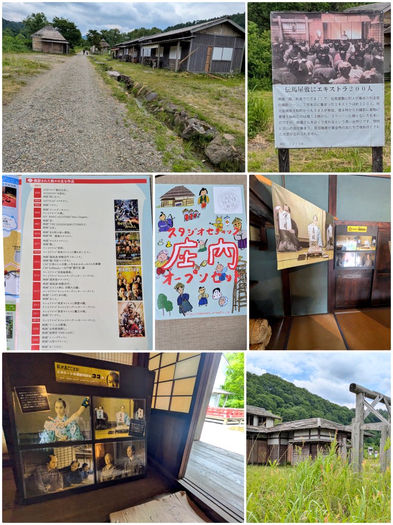foo97069185's tweet photo. 週末、半年ぶりの山形🍒
今回は庄内の映画村みたいな所に連れて行ってもらった
「殿、利息でござる」や推しのMV撮影ロケ地✨
山奥過ぎて、来たかった理由知った息子の呆れ顔😅
エリア半分閉鎖で見れず残念だったけど、半分でもかなり広いしのんびり里山散策で楽しかった😊 https://t.co/EORiwz2qME
