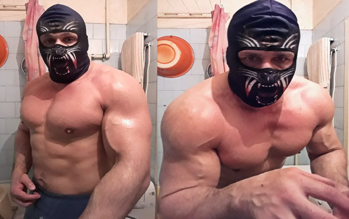TorvWrestl26420's tweet photo. Sabretooth panther is hunting you. Eyes locked. Hunger growing. Squeezing. Crushing. Owning. No mercy. No air. Deeper… until your body surrenders to the beast. No escape. Only submission.
#MaskedMuscle #Primal #pecs #muscle https://t.co/TzcbTQ8cWL