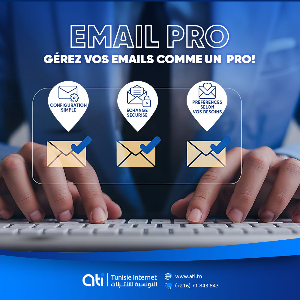 ATI_TN's tweet photo. 📧E-mail Pro ATI !💼 Messagerie professionnelle dédiée
⚡ Performance optimale
🔒 Sécurité renforcée🌐 https://t.co/ryQO4pRf4u
📧 sales@ati.tn#EmailPro #Tunisie #Tunisia #تونس #INTERNET #votre_partenaire_de_confiance #احنا_متاع_الانترنات_ومعانا_الحكاية_بدات 🚀🌐 https://t.co/kUrZf5PLA2