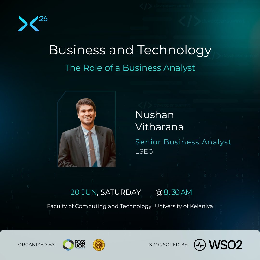 FOSSUOK's tweet photo. Developer Summit '26 - Don't Miss Out

Join us for an engaging day of knowledge sharing, innovation, and meaningful discussions at Developer Summit '26.

Register: https://t.co/NGVWfI9gxO https://t.co/KXtDywdEO9
