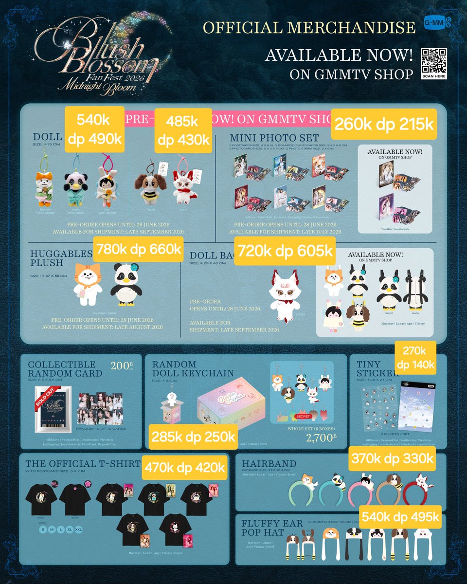 Bbyszhu's tweet photo. OPEN PRE ORDER BBFANFEST MERCHANDISE 

MD Pre order close 27 juni
Bersih ina 
Ada go 
Dom jateng 
Accept worldwide 
#BBFanfest2026 
#ตลาดนัดgmmtv https://t.co/fYjz283Jud