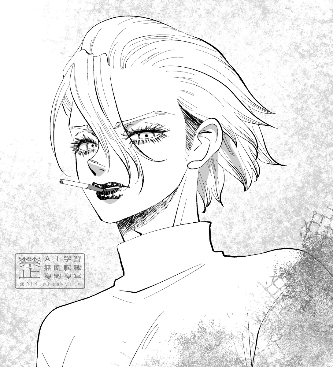 heavyr1n's tweet photo. 顔の描き方変えて濃度下げつつ情報量を維持しようと努めた
20min 
#蛇ぜす https://t.co/7h8qGmyCC9