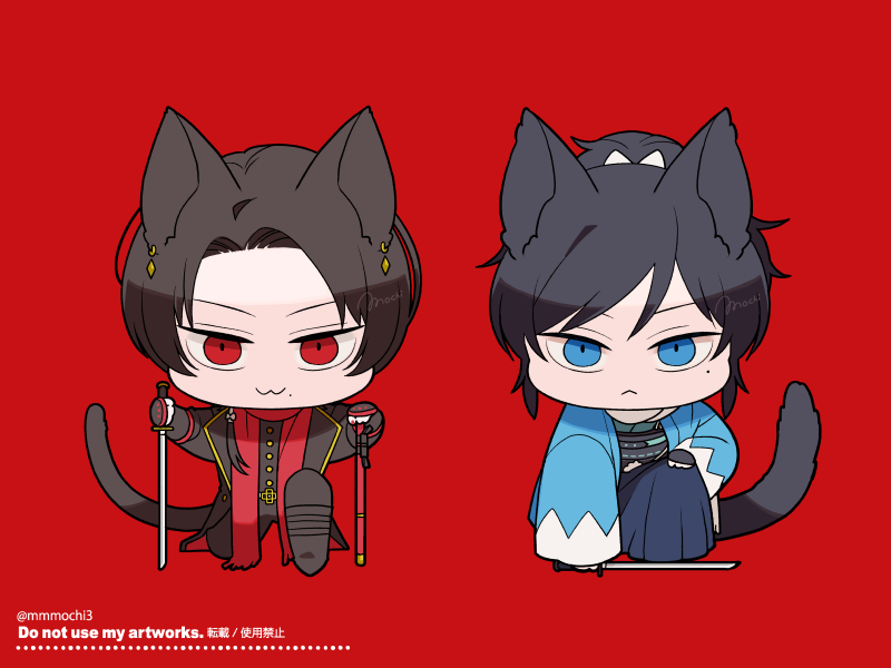 mmmochi3's tweet photo. 狛猫２匹 ⚠️三ュ https://t.co/FGfUuT5SLo
