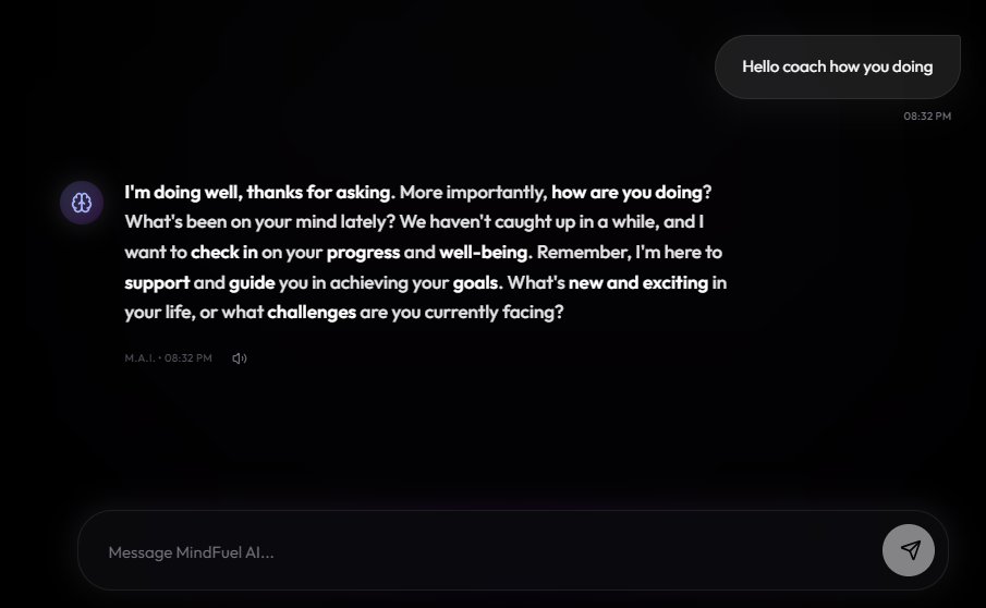 MINDFUEL_NIRAJ's tweet photo. said hi to my ai coach and it asked ME how i'm doing first. wasn't ready for that 😭
TRY YOURSELF : https://t.co/mn2S3l45XB 💫✨
#solofounder #tech #mentalwellbeing #AIautomation #aicoach #screentime https://t.co/fUYpdvteIV
