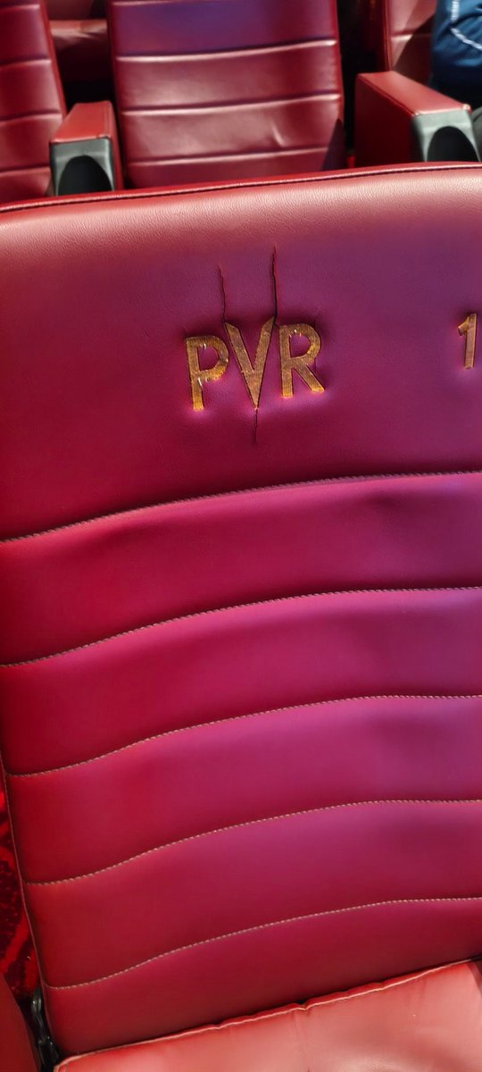 SriFunCharts's tweet photo. @_PVRCinemas Fantastic bro.. Design is cool! 

This was my seat yesterday.. https://t.co/lofeujOlEf