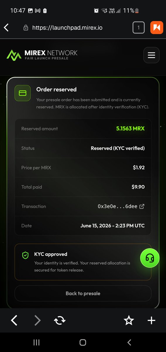 snapt3r's tweet photo. @mirex_network Order confirmed. https://t.co/2ORaeFzYq3