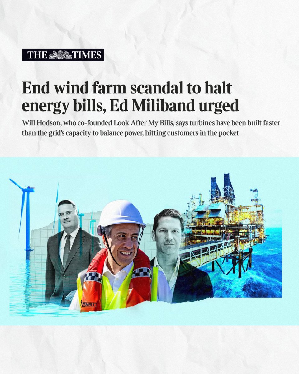 DaleVince's tweet photo. This is becoming normalised - the misrepresentation of Britain’s green energy progress, the exaggeration of our grid issues. 

This guy needs to do his homework, the cost of turning windmills off for a tiny percentage of the time is overwhelmed by the economic benefit - the rest of the time. It’s vital to see the whole picture not just the selected snapshot - lies, damn lies and statistics….. 

And if there’s one thing that can bring bills down which remains in-explicably not done by government, despite Ed Miliband pretending that he has - it’s ‘breaking the link’ - so that we no longer pay gas prices for our own green energy. This will knock billions off our bills every year. 

How about getting behind that @hodsonwill ?

https://t.co/Z6v3AZeGyW