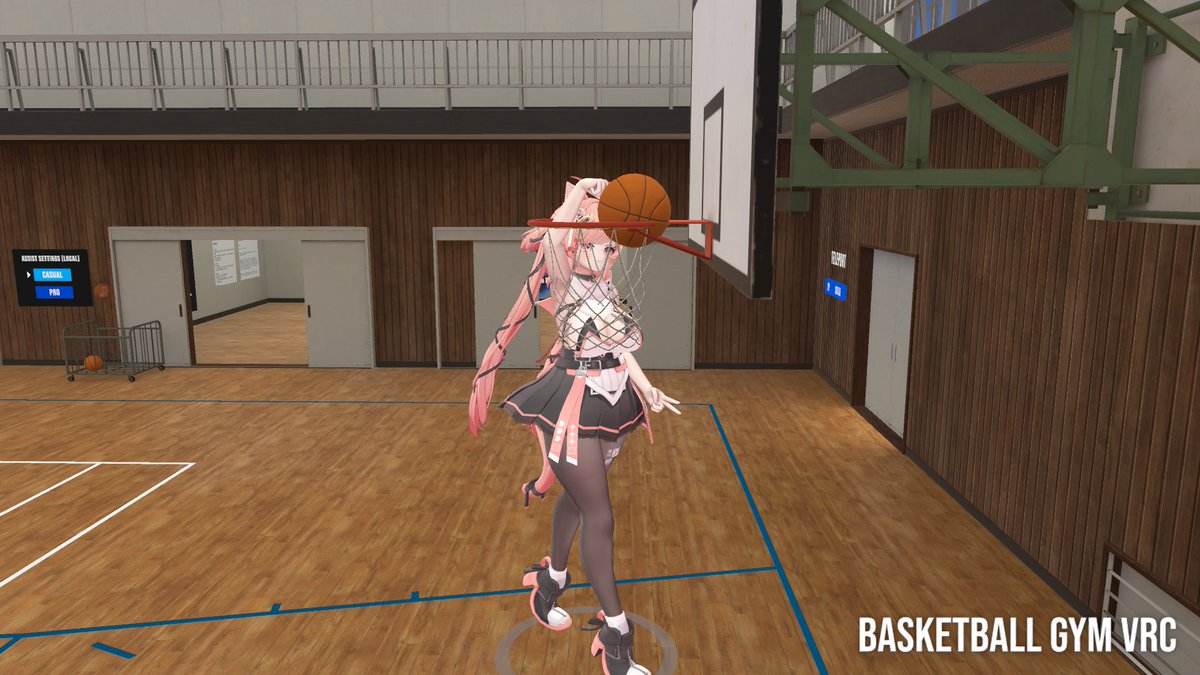 VRC_WhiteRabbit's tweet photo. 普通のシュートも、ダンクもできる！
#VRC #VRChat #Ichigo3D #イチゴ3D

world:Basketball Gym ［Beta］
https://t.co/5sLPhcW8ni https://t.co/Fys2OCOKGX