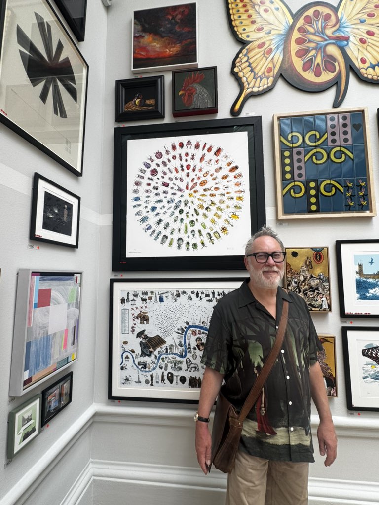 JamesMoir10's tweet photo. Here’s my Bug Colour Wheel @royalacademy https://t.co/IS2BZauPVa