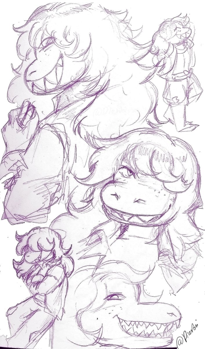 DiasRune's tweet photo. Some Suzies, Ralseis and Noelles from when I was trying to figure out how to sketch everyone 

#deltarune https://t.co/1mDryRvyfx