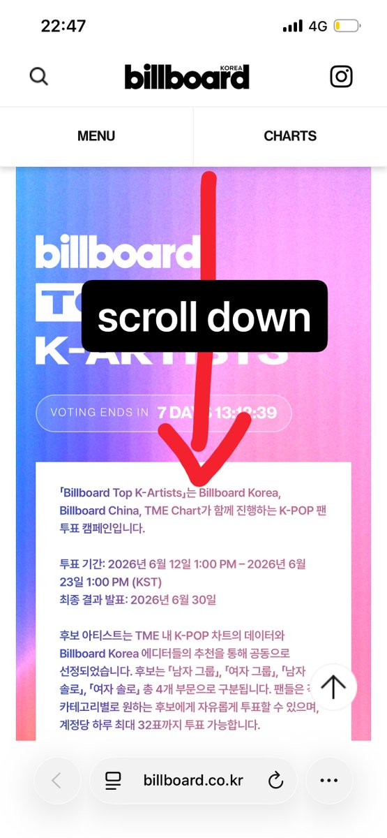 fatinruto's tweet photo. 🚨TEUME PLEASE EYES ON THIS🚨

💢TEUME PLEASE VOTE TREASURE FOR KOREA BILLBOARD. YOU CAN VOTE FOR FREE. WE CAN VOTE 32 TIMES PER DAY!💢

1. Sign up/log in first 

https://t.co/VCKDk9sHNs https://t.co/hFp5APa03V