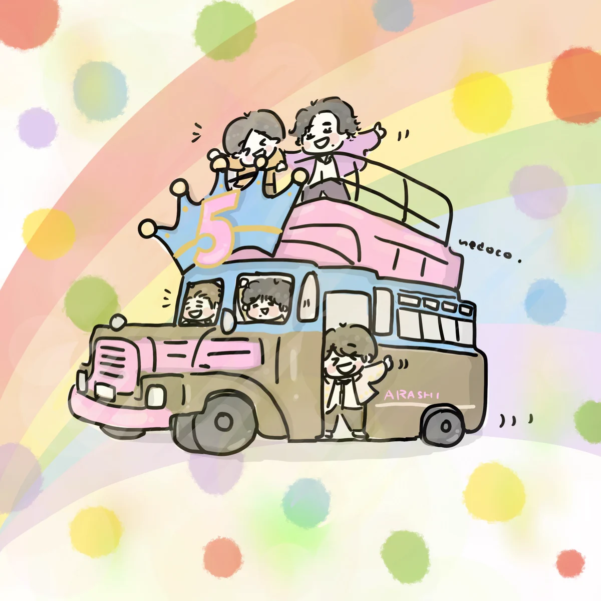 嵐ファンクラブが6月15日サービス終了 ファン感謝のイラスト殺到