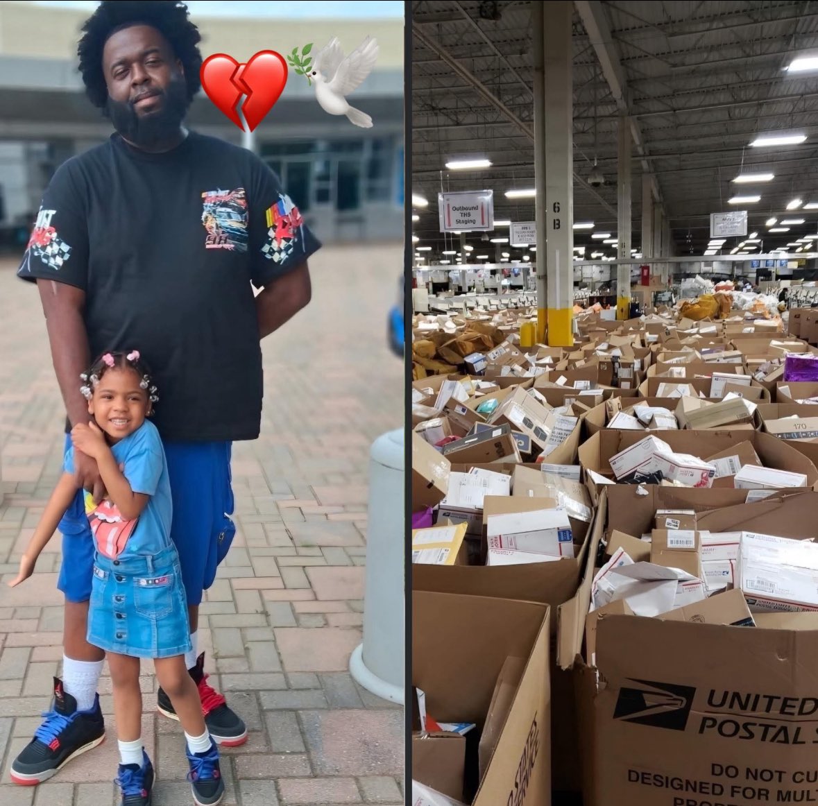 RoyIsThaTruth's tweet photo. 💔 THESE JOBS DONT CARE
 #DemarcusLittle worked at USPS in Atlanta.  He called his girlfriend on his break eating his lunch in PERFECT CONDITON, with no known health issues. 

Demarcus later told his manager, that he wasn't feeling well and wanted to go home, but was told to return to work or GET FIREDDDD.. A short time later, he was reported unconscious and UNALIVE💔

If medical help had been provided right away or if emergency services had been called as soon as he reported feeling unwell, instead of FORCING HIM TO WORK🤦🏾‍♂️???!!?