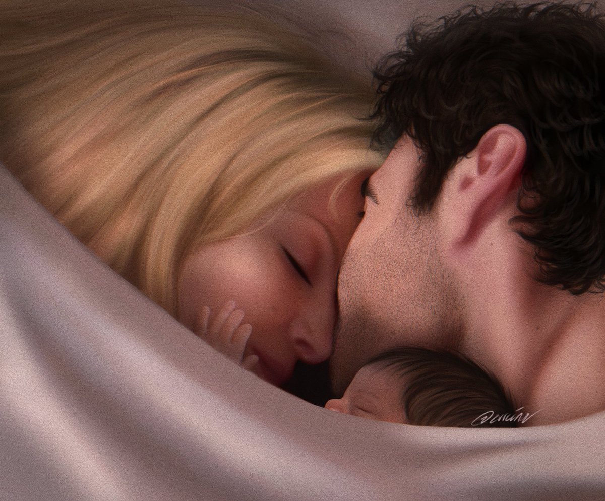 zvrcina's tweet photo. y esta otra versión es para esa gente delulu que tiene trastornos (yo), y aunque no sea canon en la serie, al fin y al cabo es ficción y podemos permitirnos imaginarlos en un universo alternativo donde ella se cura y tienen una familia ♥️ https://t.co/ityzcLxzGF