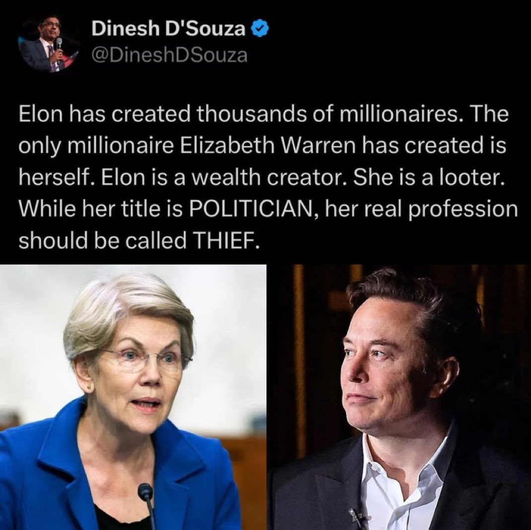 OrdainedPrepper's tweet photo. @SenWarren https://t.co/JDv9QWMYaI