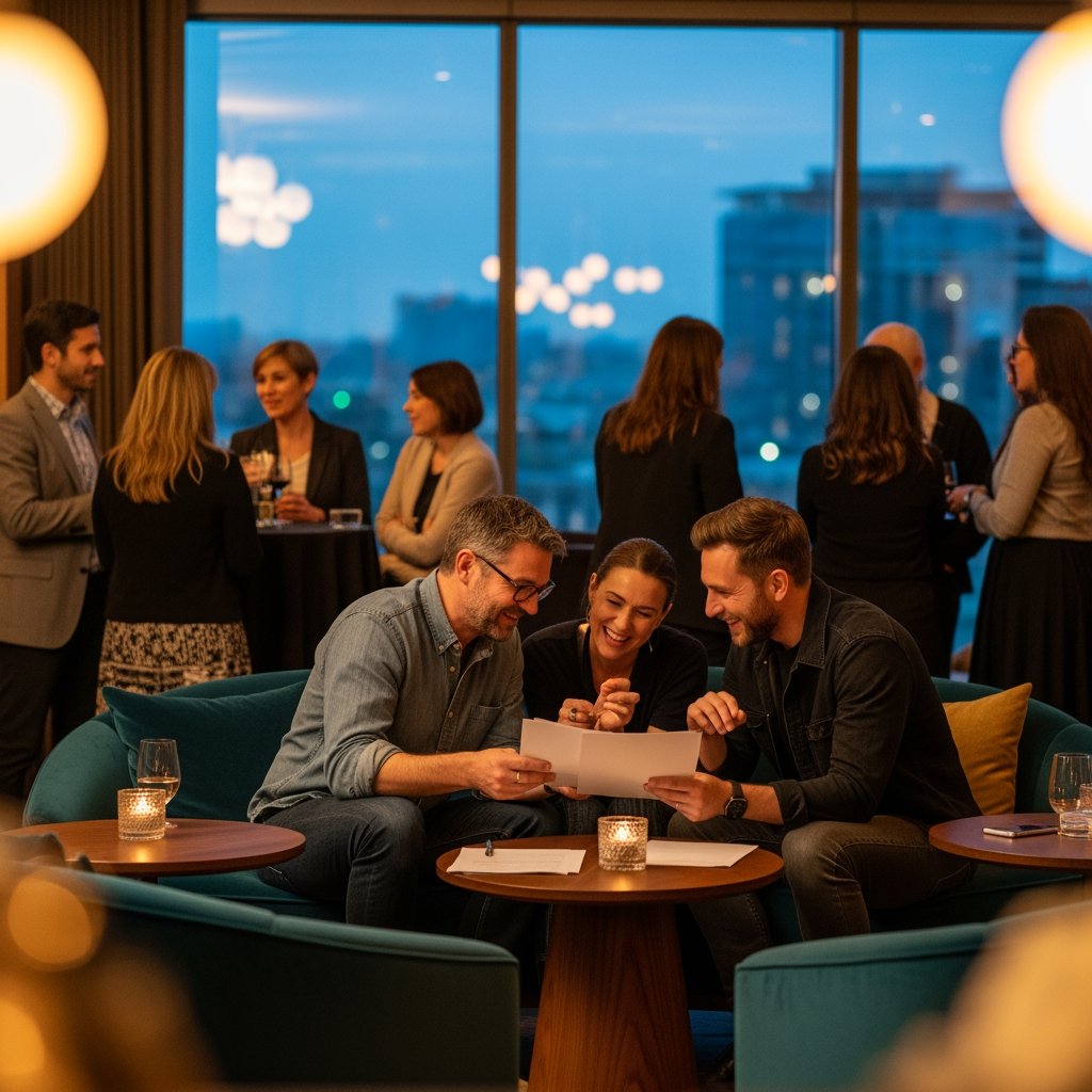 bobgatchel's tweet photo. Networking isn't exploitation, it's building genuine relationships. Directors like Flanagan &amp; Baker thrive on trust. How will you engage your community this week to foster mutual growth? #community #artists https://t.co/kW34dm5bnP