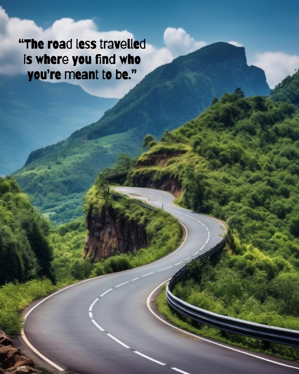 mysilentbravery's tweet photo. Sometimes the long way teaches what shortcuts never could. Every twist, every turn ~ it’s all shaping the version of you that’s unstoppable💪🛣️
#MondayMotivation #mysilentbravery #weeklywisdom #keeptravellingyourpath https://t.co/wigZCmtZ2V