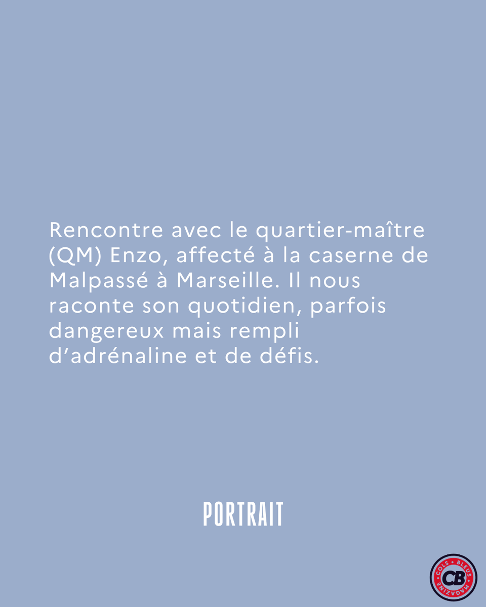 MarineNationale's tweet photo. #ColsBleus | Portrait d’un MAPOM
La rédaction a rencontré le QM Enzo, marin-pompier de Marseille affecté à la caserne de Malpassé. Il nous raconte son quotidien, parfois dangereux mais rempli d’adrénaline et de défis.
👉 À lire : https://t.co/3VceCX3qG9 https://t.co/PSSrjw7ZGi