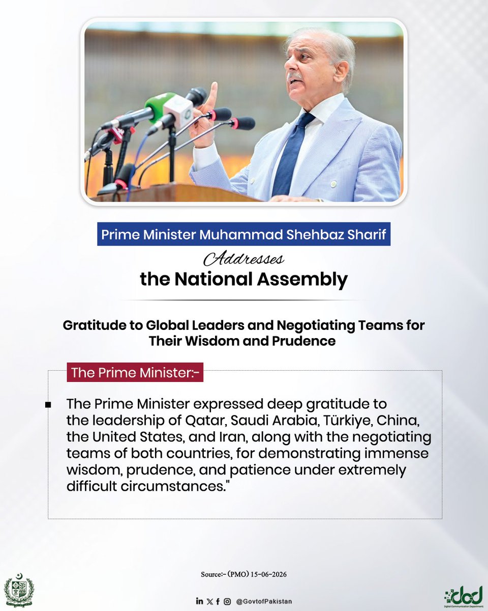 Prime Minister Muhammad Shehbaz Sharif Addresses the National AssemblyPrime Mini...