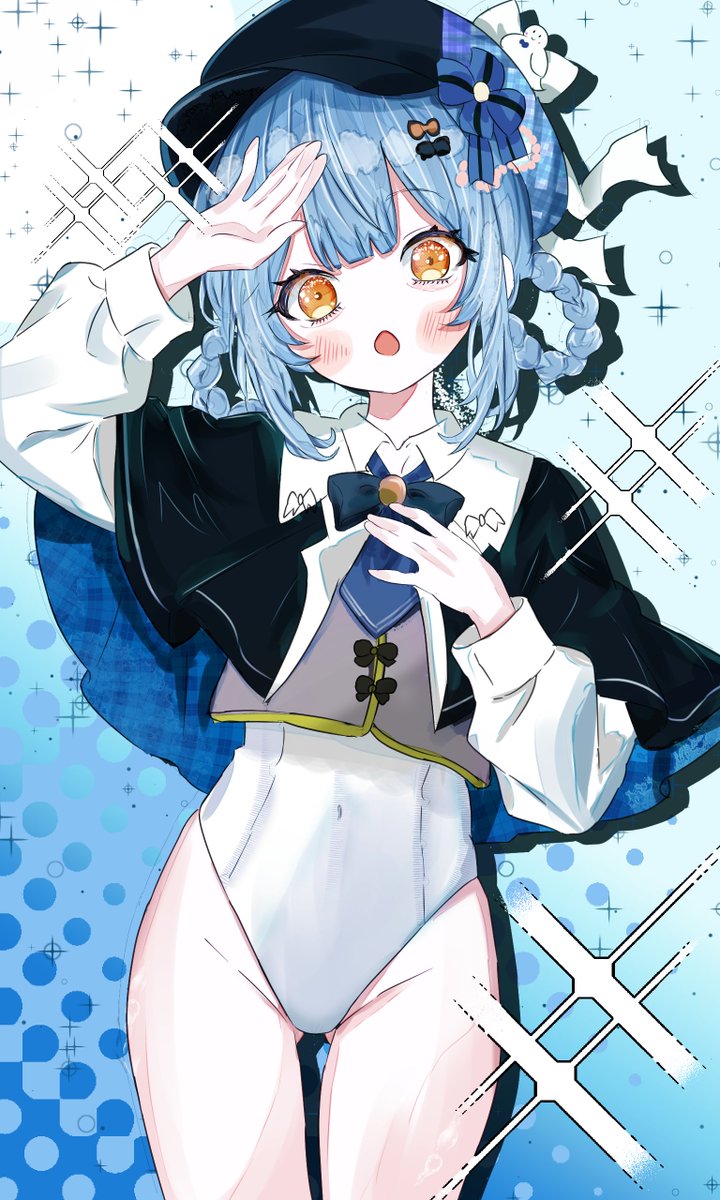 Bululet_okuda's tweet photo. 橘シェリー白スク水部！
＃まのさば二次創作 https://t.co/sbNFUAnVqF