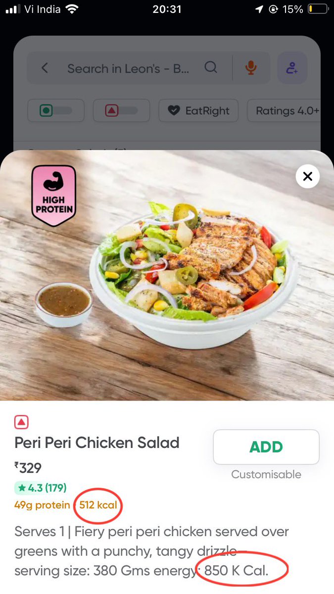ronitkunk's tweet photo. @SwiggyCares @leonsindia care to explain https://t.co/LNgnNNpc17
