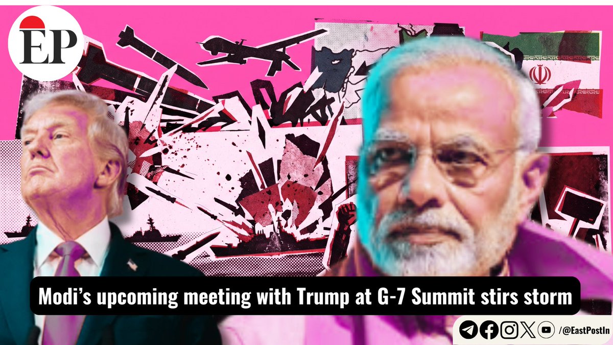 EastPostIn's tweet photo. When a strategic ally kills your citizens, what comes first: accountability or business?

As Modi attends the G-7 Summit and gears up for talks with Trump, critics say India's response has provided an answer.

Read more: https://t.co/Q5scVPM0aq

#Modi #Trump #G7 #Irán https://t.co/e0joVB3igB