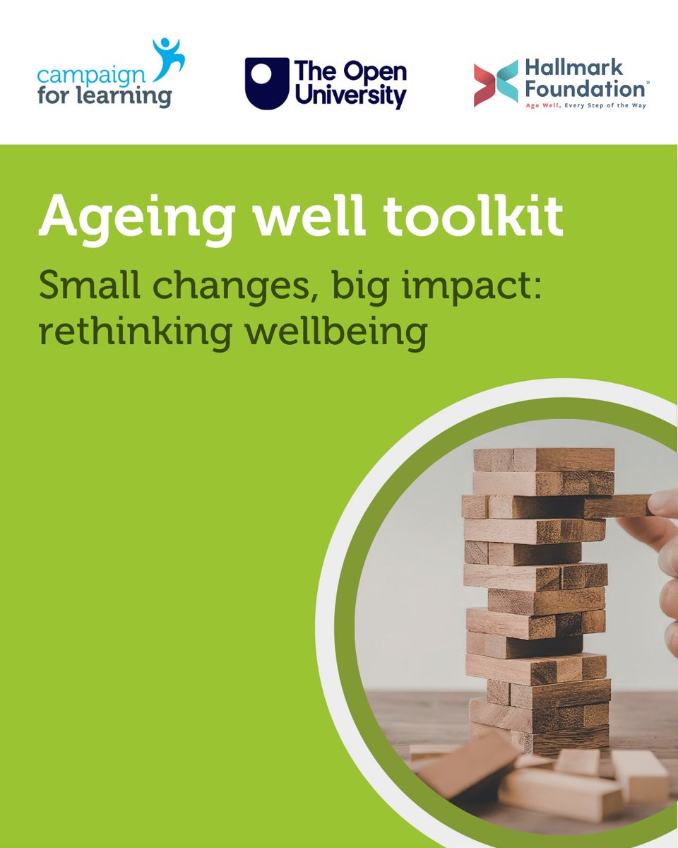 CForLearning's tweet photo. Missed our webinar on how to make good habits stick? 🎯

We recently launched 'Small changes, big impact: rethinking wellbeing: a toolkit to support ageing well in midlife and beyond'.

Watch the session again and download the toolkit for free: https://t.co/t7JdugMujY https://t.co/hJbtZhbBsF