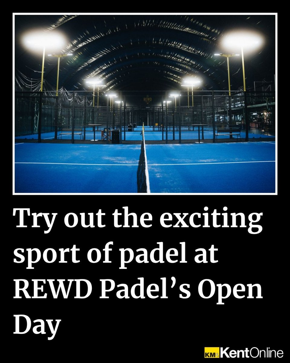 KM_Commercial's tweet photo. #Ad 🎾 Sports lovers will have the chance to try out padel when a brand new club in Ramsgate hosts its open day on Saturday, 27 June between 10am and 4pm.

𝗥𝗲𝗮𝗱 𝘁𝗵𝗲 𝗞𝗲𝗻𝘁𝗢𝗻𝗹𝗶𝗻𝗲 𝗮𝗿𝘁𝗶𝗰𝗹𝗲 👇🏼
https://t.co/NvIdYCTpWd https://t.co/mMk3CSZWZV