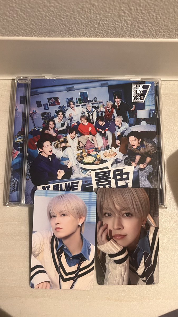 gtk_ini's tweet photo. JI BLUE 景色 JO1 INI 封入 トレカ 交換

【求】同種 後藤威尊

歓喜ver.
【譲】セルカ：池﨑(池崎)理人 
　 　トレカ：川西拓実

疾風ver.
【譲】セルカ：佐藤景瑚

旋風ver.
【譲】セルカ＆トレカ：白岩瑠姫

7/5の特典会、関西会場での交換>>郵送(出来ればセルカ含む交換)

 #jo1交換 #ini交換 https://t.co/fe9jx7Xadh