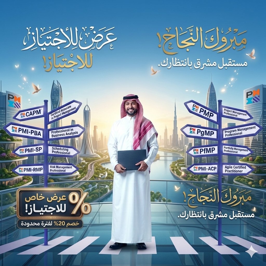 azogoon's tweet photo. استثمر في نفسك وفي مستقبلك المهني!شهادة PMP تفتح أبواب الترقيات والمشاريع الكبرى حول العالم، وتثبت خبرتك في ��دارة المشاريع بكل احترافية.الوقت يمر بسرعة... آخر فرصة للامتحان الحالي 8 يوليو 2026.سجّل الآن وخذ خطوة نحو التميز!#PMP #إدارة_المشاريع https://t.co/k3FJS4Ubmf