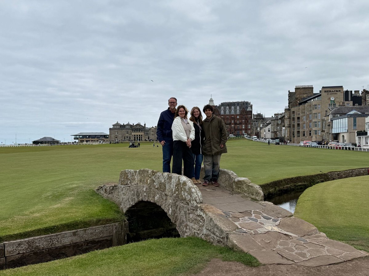 edstetzer's tweet photo. Jimmy Rodriguez Kneeland—@TalbotTheology grad (and future son-in-law!)— starts at St Andrews this autumn. We decided to drop by the town and the university. https://t.co/TfUK3YOTtP