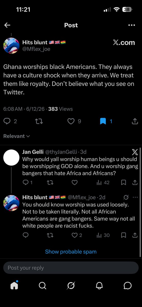 luvforbeyzus's tweet photo. @JohnnyFoxDie @justaguylap4 @DissidentWire Meanwhile.. This is why you WHITE, pasty bifches need to stop speaking for black people and mind your fucking business https://t.co/Zw9E9hexTu