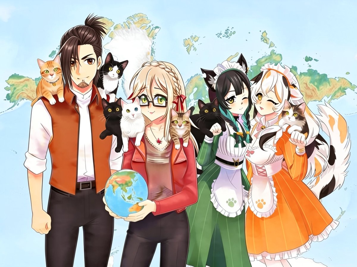 ATBSM's tweet photo. Upgraded version for #BHSS banner.

If Naruto Musasabi has 3 big mice named Tora, Miki, and Mini from Naruto : Dokonjō Ninden novel, Harry Tayana has 7 cats named Pato, Titiew, Puma, Cipuy, Mio, Wasabi, and Ginger as partner with Pīnata and Renée on #BHSS story. https://t.co/es3hnmdszy