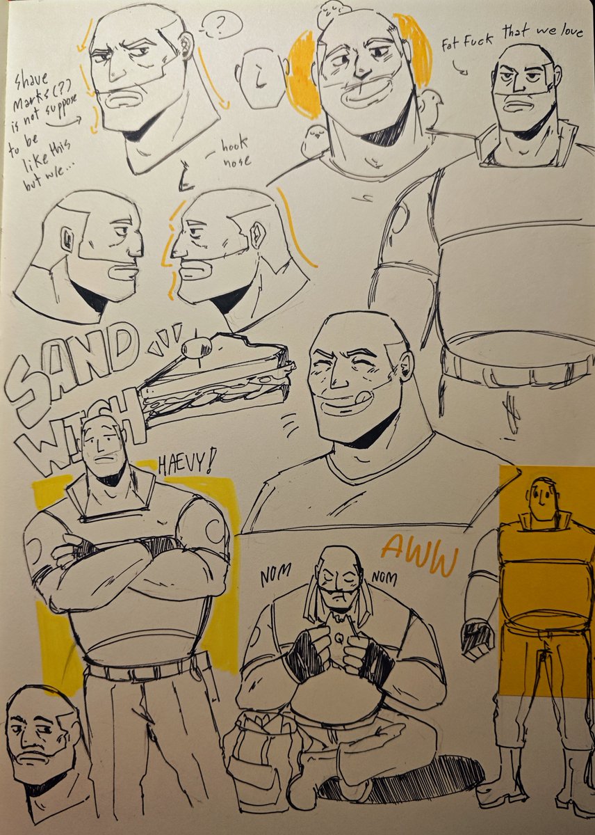 AlaN_4820's tweet photo. 🥪 I think I make a few mistakes.. it's looks bit off but I'll try again next time 🚶
#heavy #tf2  #tf2heavy https://t.co/Aa94w3RRpP