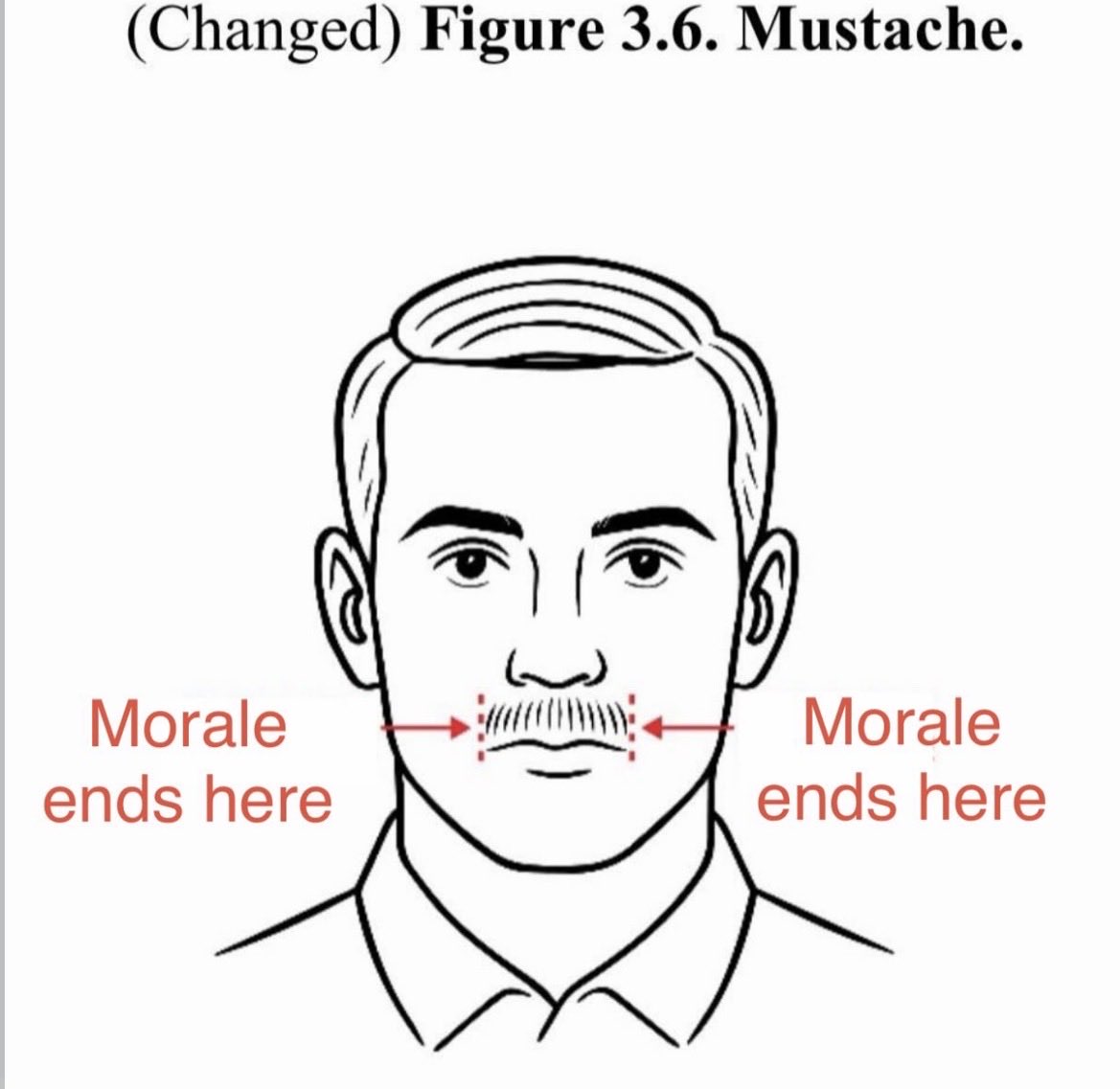 NotesFromNak's tweet photo. I stand by the unconfirmed fact, someone with a really nice, out of regs mustache, slept with some CSM’s wife, and that retired CSM is now in charge of AR 670-1. Therefore, the Heil Hitler mustache is the only approved stache. #FreeTheStache https://t.co/W78jbfC18J