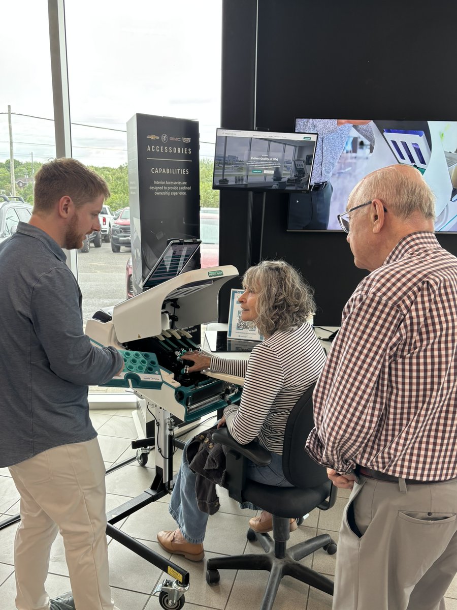 IregainedI's tweet photo. Huge thanks to everyone who came out to Southside Chev for #StrokeAwareness month!

We loved showcasing the MyHand® system—our neuro-rehab device designed to help survivors rebuild the brain-hand connection and regain independence.

#StrokeRecovery #LifeAfterStroke #MedTech https://t.co/eQkxcBqqSf