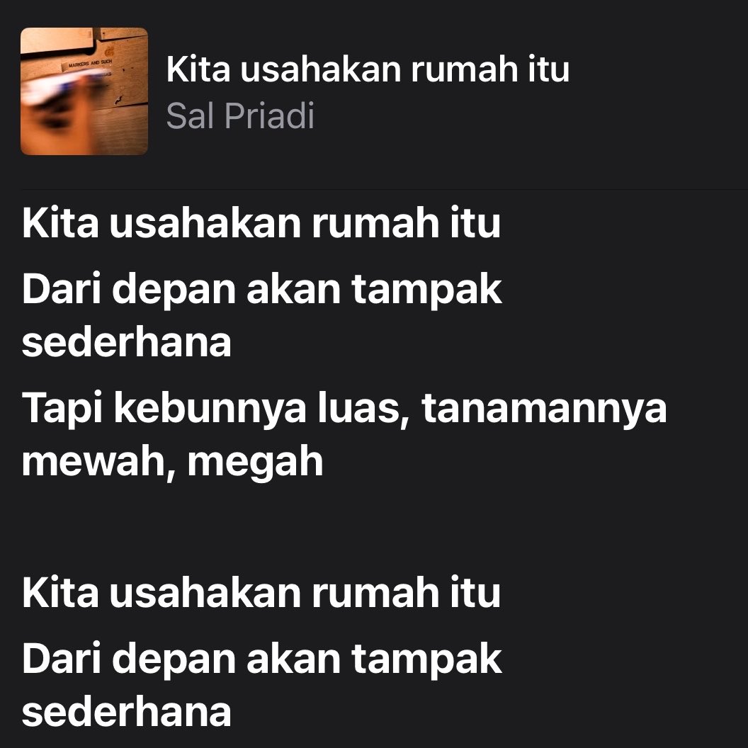 kriscatsu's tweet photo. Coba dengerin lagu Indonesia soalnya beneran gatau mana aja yg lagi hitzzzz. Dimulai dari lagunya Sal Priadi dulu. https://t.co/1JtuMWUidy