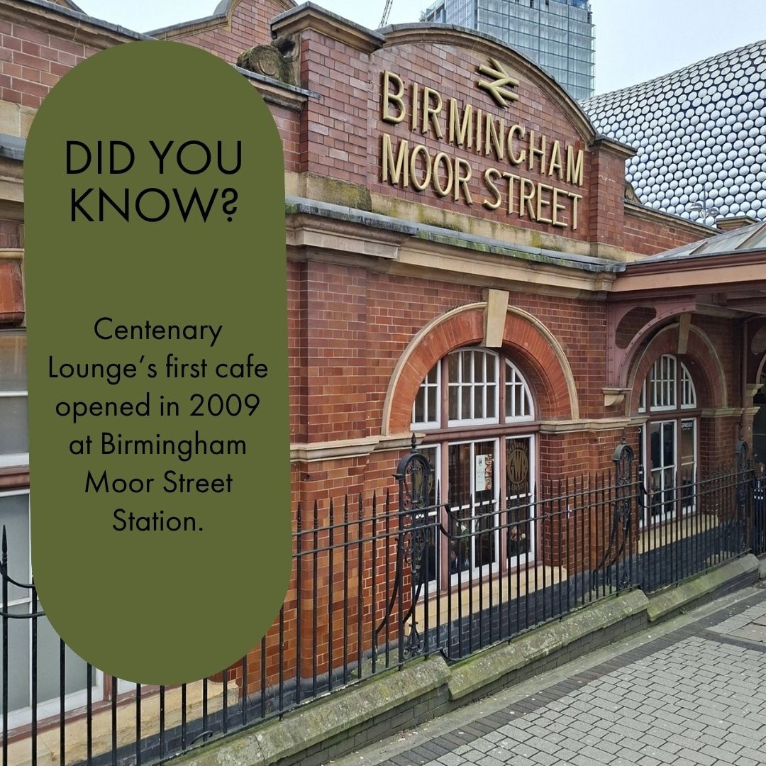CentenaryLounge's tweet photo. Did you know? 
Centenary Lounge opened its first café in 2009 at Birmingham Moor Street, marking the station’s centenary with the Great Western Railway (Great Western Railway). A heritage story in every cup ☕✨ https://t.co/FTGRNoXZSr