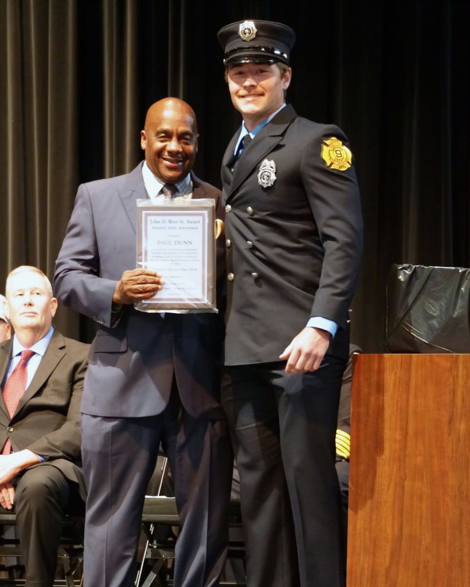 camdencc's tweet photo. On June 9, Firefighter Recruit Class 26‑01 and 26‑02 graduated from the Camden County College Fire Academy! We are proud of their hard work and dedication as they begin their careers serving our local communities 🚒 https://t.co/yOz0899KWM
