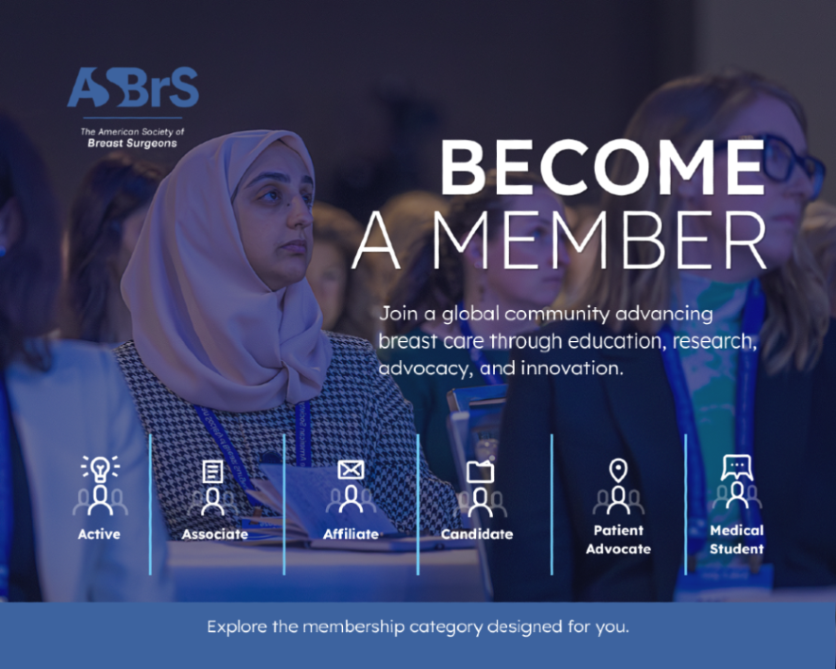 ASBrS's tweet photo. Grow alongside leaders shaping the future of breast surgery through meaningful education, collaboration, advocacy, and shared expertise from around the world. Become part of a community dedicated to moving breast care forward every day. Join #ASBrS today. https://t.co/OMmQqBTtHe