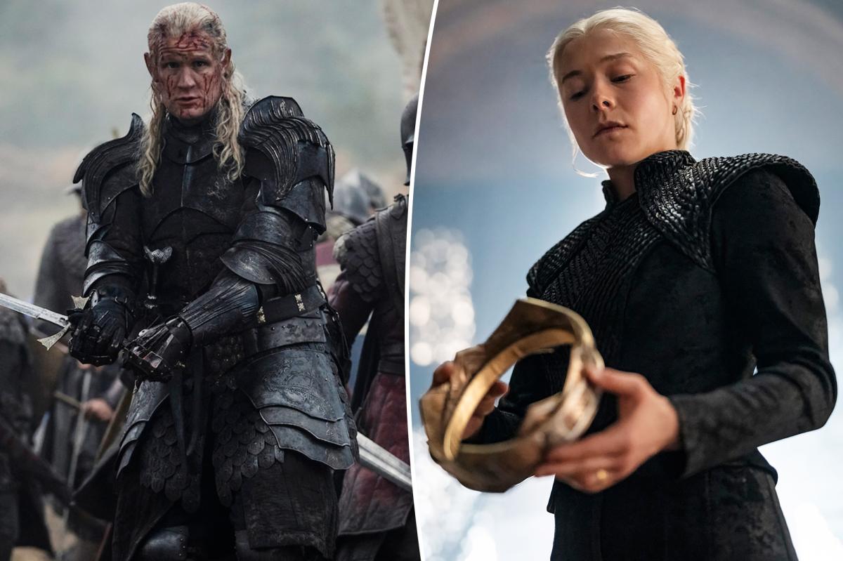 nypost's tweet photo. ‘House of the Dragon’ Season 3 is all gas, no brakes: review https://t.co/Yuq92CqBuO https://t.co/cGC1OBHPOb