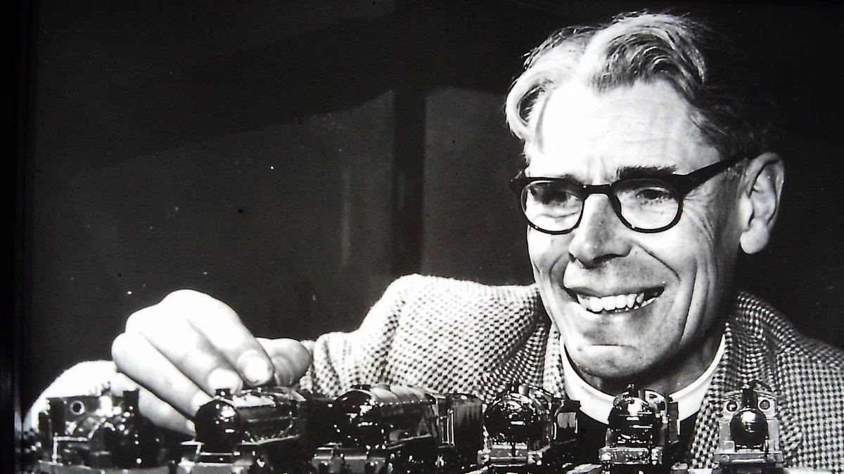 3801Productions's tweet photo. ‘Dear Christopher, here is your friend Thomas the Tank Engine. He wanted to come out of his station yard and see the world. These stories tell you how he did it’.

Happy 115th Birthday to the iconic man who started it all, the Rev. W. Awdry! 🎉 https://t.co/HAinsQkrXA