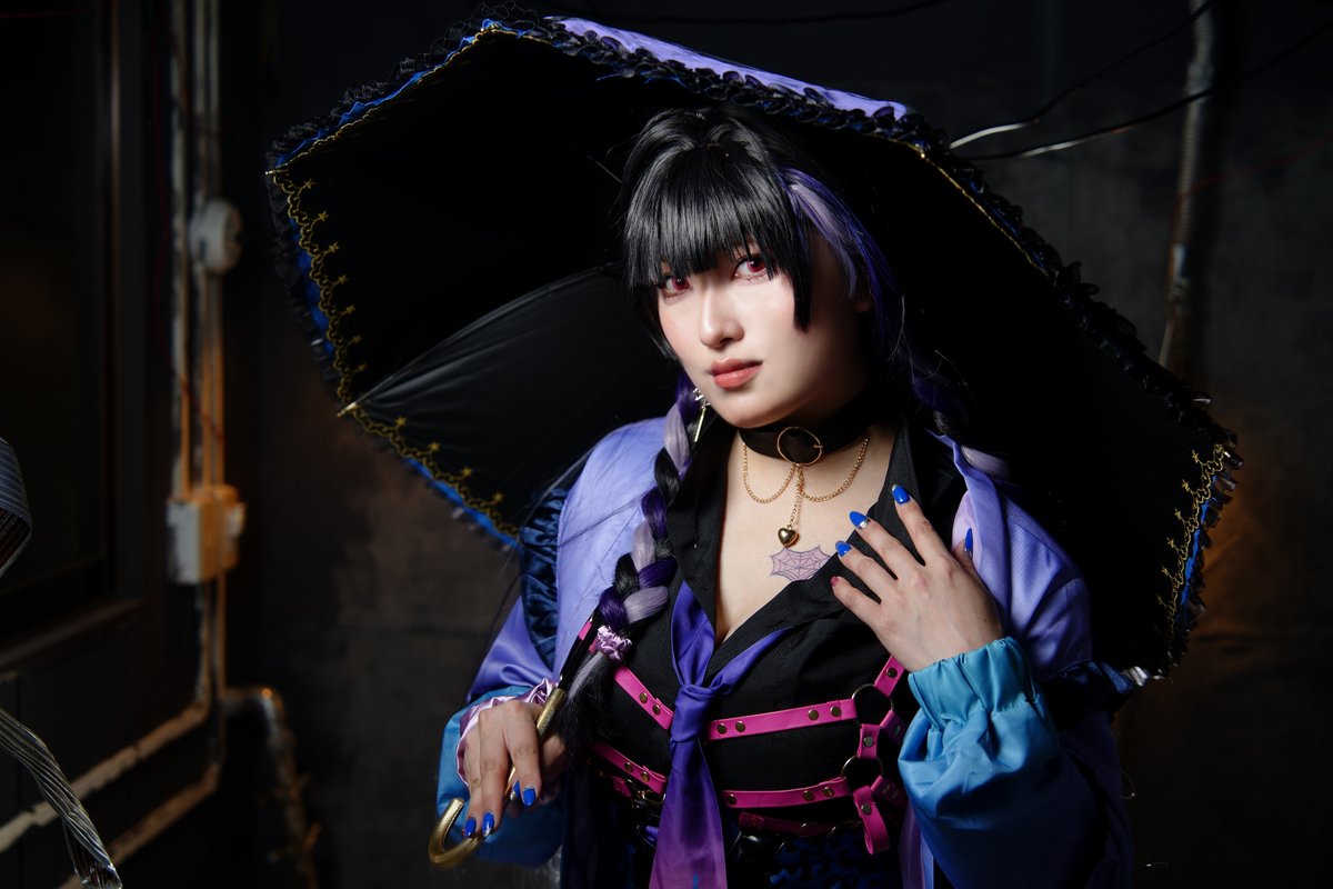 kanoe_yougiri's tweet photo. 【cosplay】
🌈🕒

🌂🕸

model: 
@misoraroro
 
studio: 
@studio_Ajito https://t.co/CbVrf0mrbs