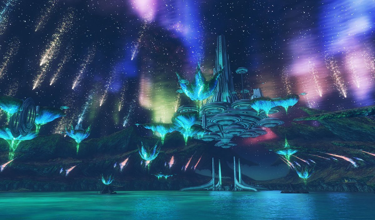VallerieMomo's tweet photo. Xenoblade is known for having absolutely breathtaking visuals in areas during night time, so I can’t wait to see what Monolith Soft is cooking with Genesis! https://t.co/W7x27bJGLo