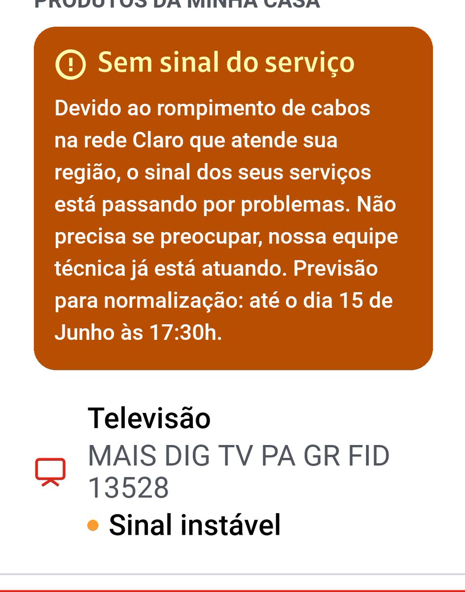 Eve_Dallas_'s tweet photo. @AnatelGovBR Gostaria de saber quantas vezes no mês uma empresa de telefonia/internet pode deixar o cliente sem o serviço? Porque a @ClaroBrasil pelo menos uma vez por semana me deixa sem o serviço. Foi na emenda de feriado no dia 5/6 eagora dia 15/6 https://t.co/mjmQdWMJNo