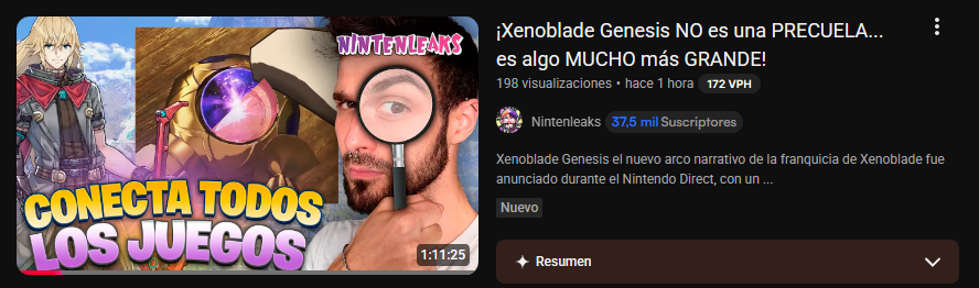 MrEevee98's tweet photo. Despues de un mañana y parte de la tarde de curro, aqui teneis 1 hora y media de detalles, analisis, conexiones del trailer de Xenoblade Genesis con Xenogears y Xenoblade Chronicles. 
Ganitas del siguiente trailer para hacer uno de 2 horas y media https://t.co/YlwCu6XD45