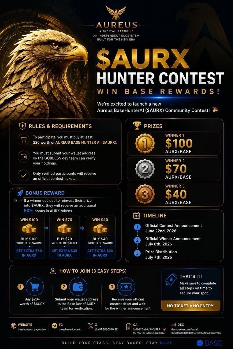 AUREUS BASE tweet media